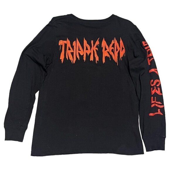 Trippie Redd “LIFE’S A TRIP” 1400 Melting Rap Long Sleeve Tee Shirt - Small - Picture 2 of 6